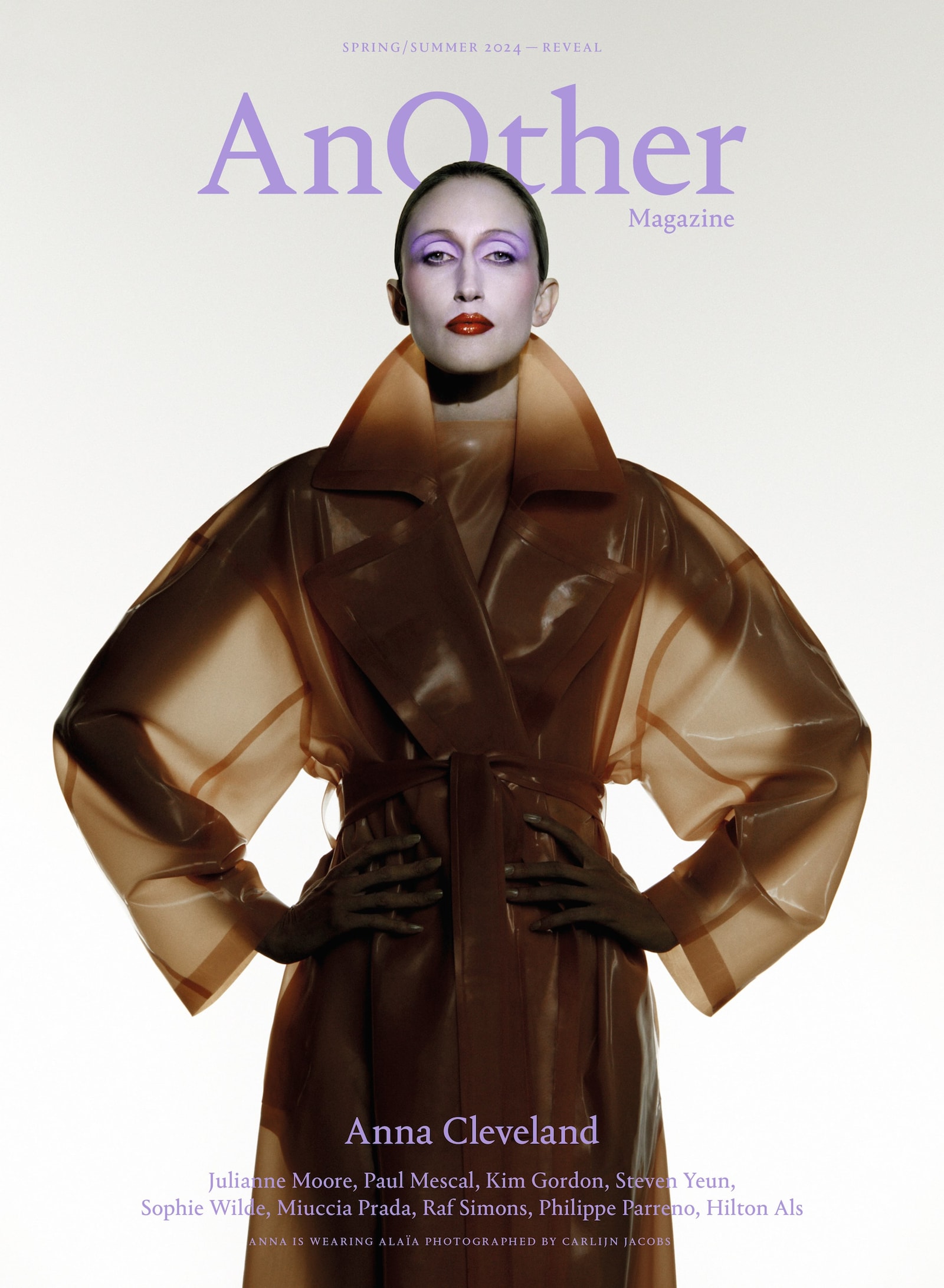 Anna Cleveland for AnOther Magazine Spring/Summer 2024